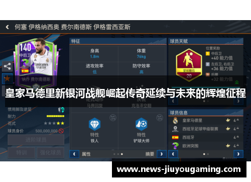 皇家马德里新银河战舰崛起传奇延续与未来的辉煌征程
