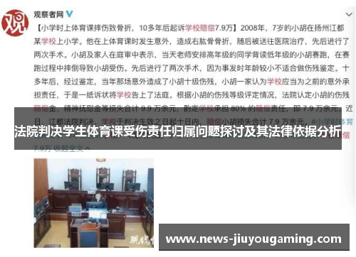 法院判决学生体育课受伤责任归属问题探讨及其法律依据分析